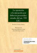 La oposicin a al ejecucin por defectos procesales