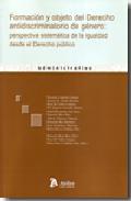 Formacin y objeto del derecho antidiscriminatorio de gnero