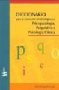 Diccionario para la correccin terminolgica en psicopatologa, psiquiatra y psicologa clnica
