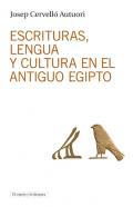 Escrituras, lengua y cultura en el Antiguo Egipto