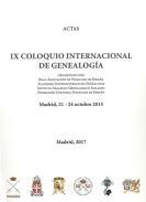 Actas IX Coloquio Internacional de Genealogía