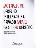 Materiales de derecho internacional privado para el grado en Derecho