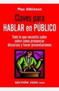 Claves para hablar en público