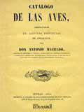 Catlogo de las aves observadas en algunas provincias de Andaluca