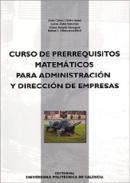 Curso de prerrequisitos matemticos para administracin y direccin de empresas