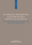 Materiales absorbentes ecológicos para pantallas acústicas