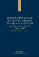 El lxico disponible de las comunidades de habla alicantinas