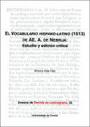 El vocabulario hispano-latino (1513) de AE. A. de Nebrija