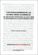 Los extranjerismos en las ltimas obras acadmicas