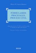 Formularios procesales, proceso civil