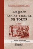 Descripcin de varias fiestas de toros