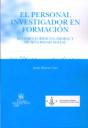 El personal investigador en formacin
