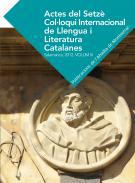 Actes del Setz Colloqui Internacional de Llengua i Literatura Catalanes, Salamanca, 2012, 3