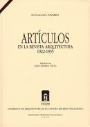 Artculos en la revista Arquitectura, 1922-1935