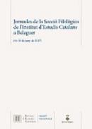 Jornades de la Secci Filolgica de l'Institut d'Estudis Catalans a Balaguer (9 i 10 de juny de 2017)