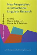 New Perspectives in Interactional Linguistic Research