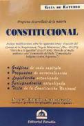 Programa desarrollado de la materia constitucional