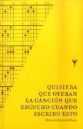 Quisiera que oyeran la canción que escucho cuando escribo esto