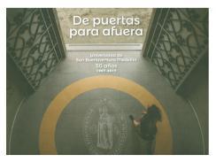 De puertas para afuera