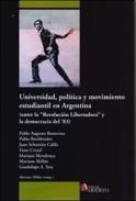 Universidad, política y movimiento estudiantil en Argentina, entre la 